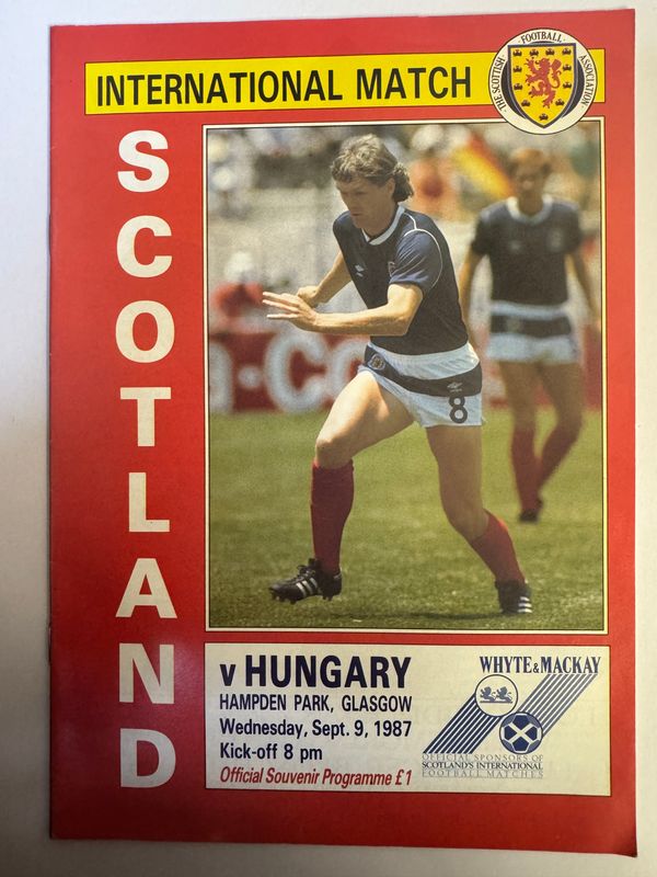 1987 Scotland V Hungary
