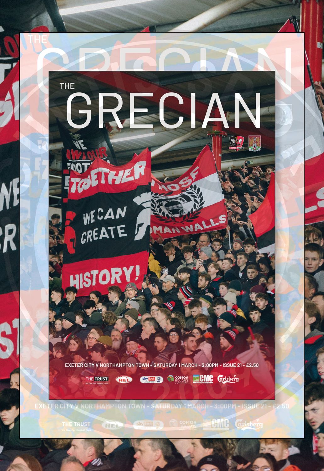 Exeter City v Northampton Town - 01/03/25