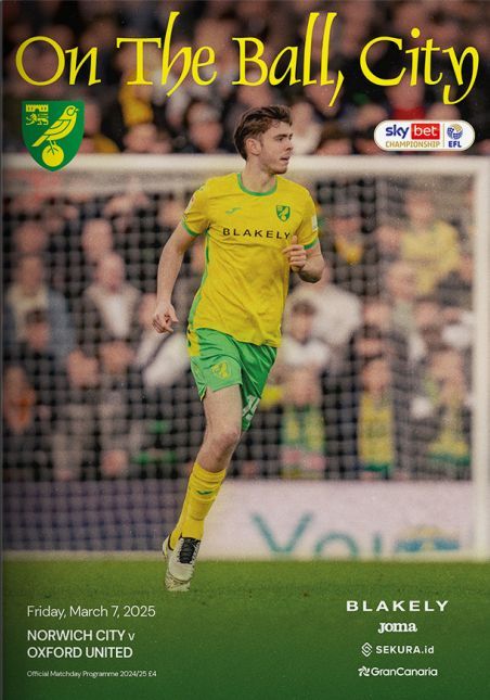 Norwich City v Oxford United - 07/03/25