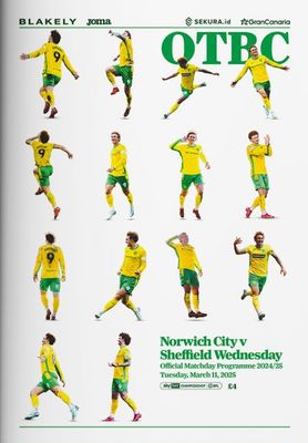 Norwich City v Sheffield Wednesday - 11/03/25