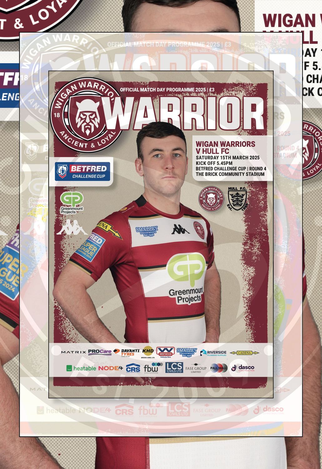 Wigan Warriors v Hull FC - 15/03/25