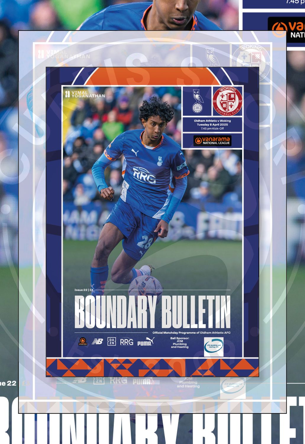 Oldham Athletic v Woking - 08/04/25