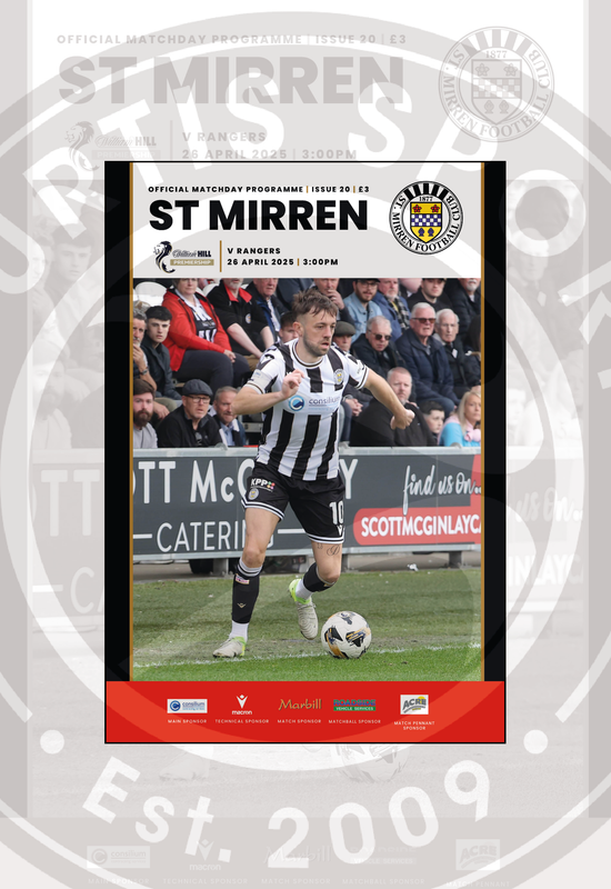 St Mirren v Rangers - 26/04/25