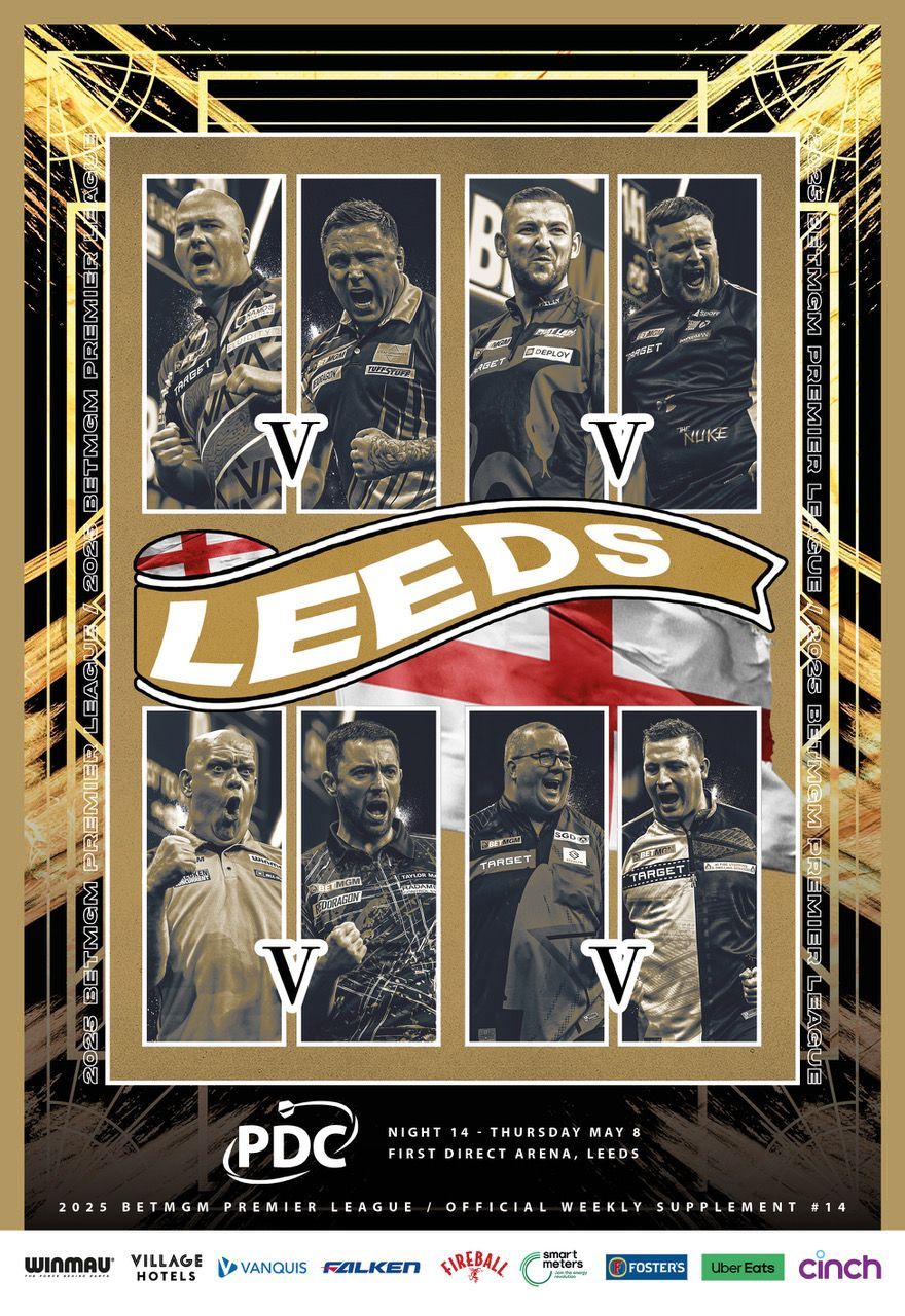 2025 PDC BetMGM Premier League Darts - Week 14 Supplement (Leeds)