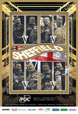 2025 PDC BetMGM Premier League Darts - Week 16 Supplement (Sheffield)