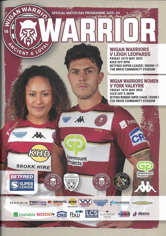 Wigan Warriors v Leigh Leopards - 16/05/25