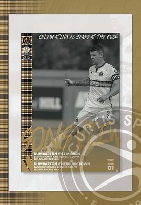 Dumbarton v St Mirren / Hebburn Town 2-IN-1 - Jun 25