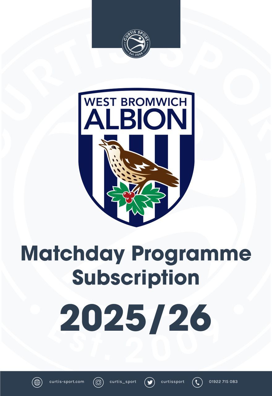 West Bromwich Albion 2025/26 Home Subscription