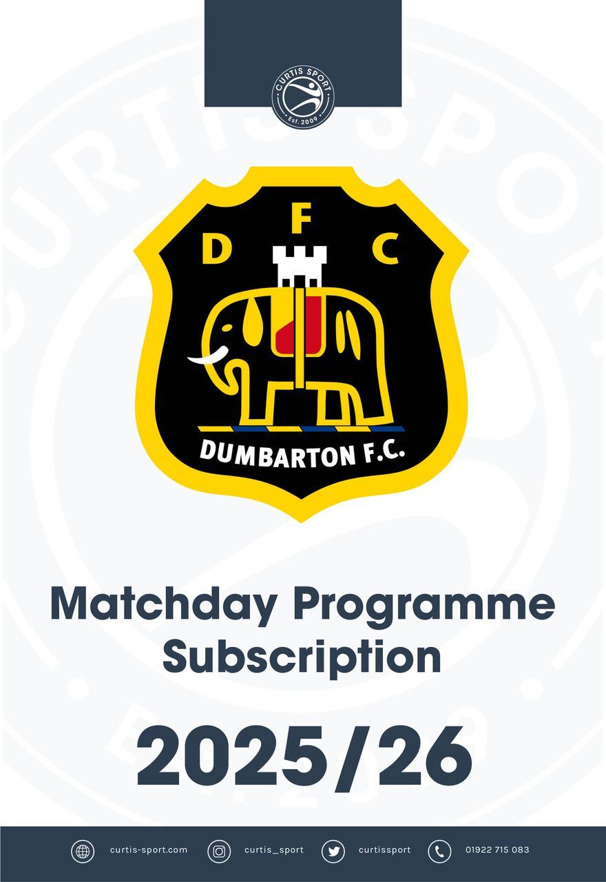 Dumbarton FC 2025/26 Home Subscription