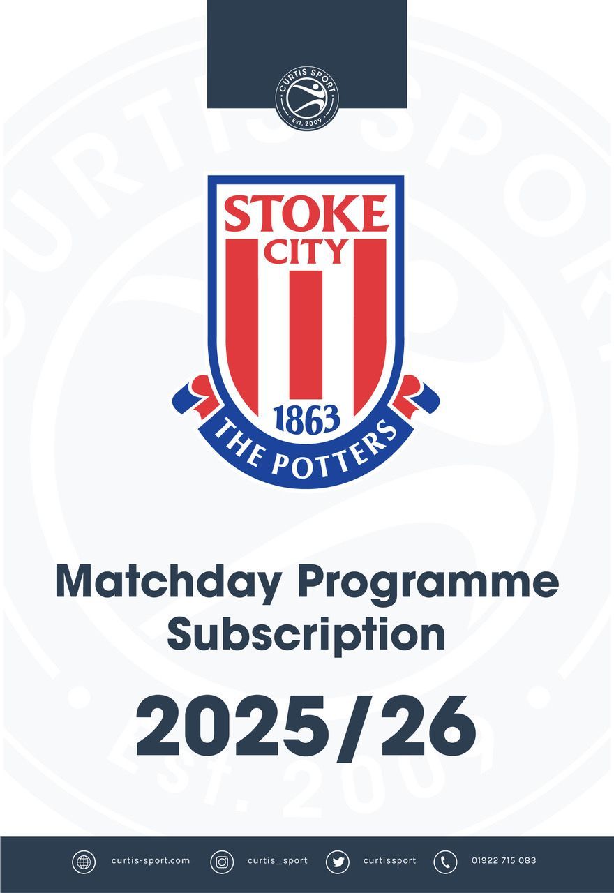 Stoke City 2025/26 Home Subscription