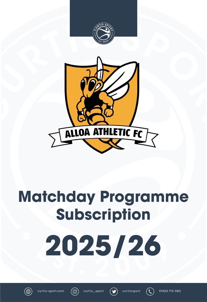 Alloa Athletic FC 2025/26 Home Subscription