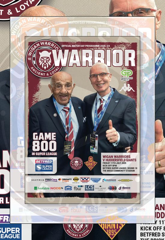 Wigan Warriors v Huddersfield Giants - 11/07/25