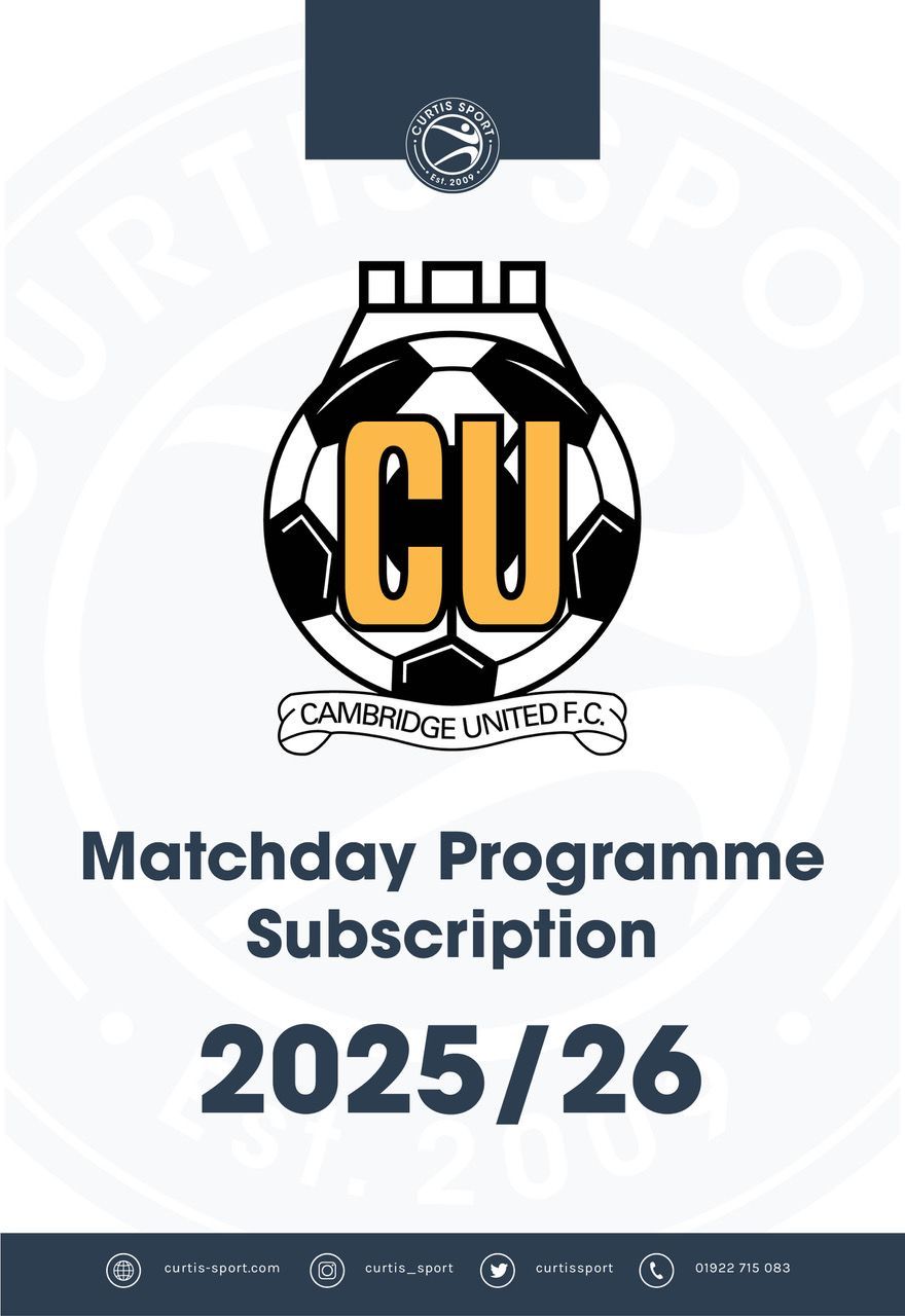 Cambridge United 2025/26 Home Subscription