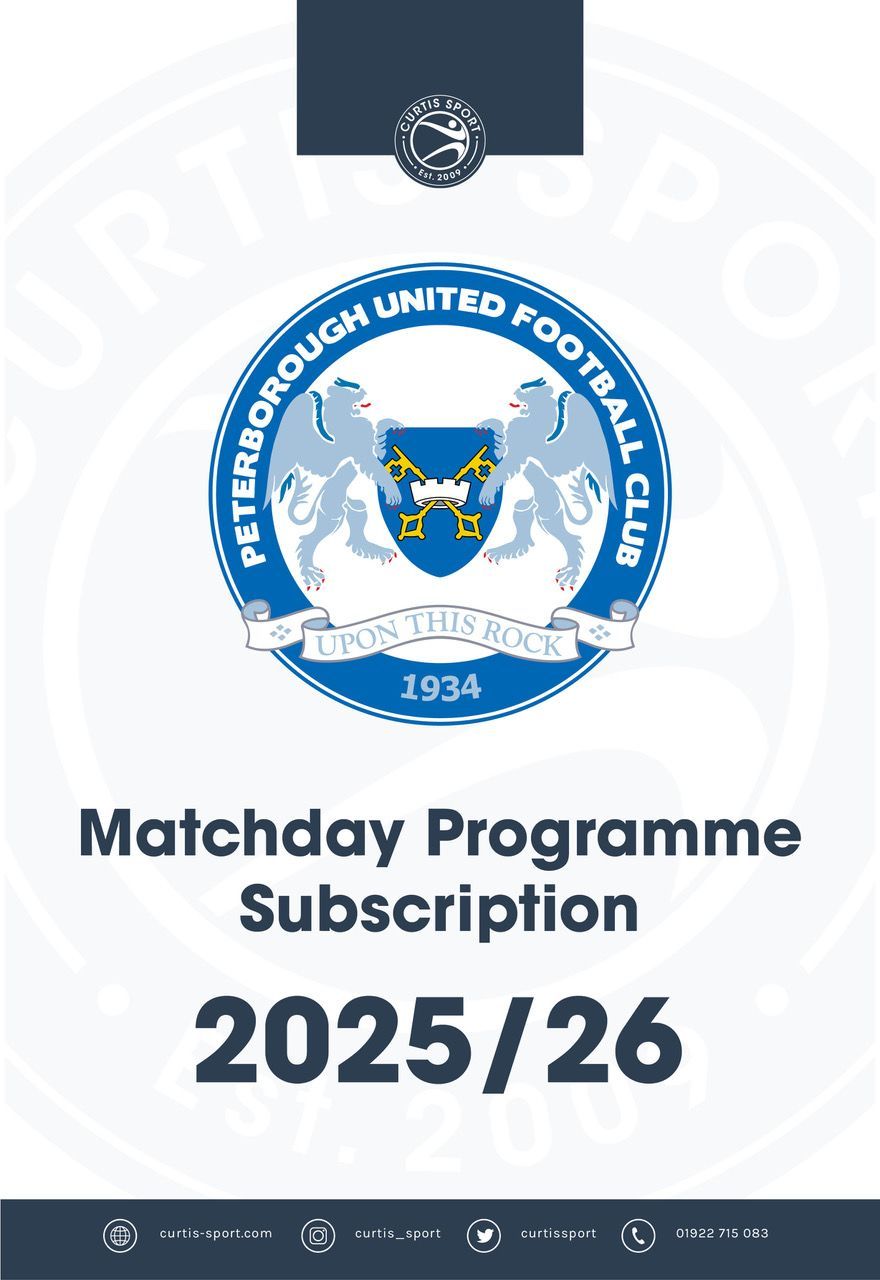 Peterborough United 2025/26 Home Subscription