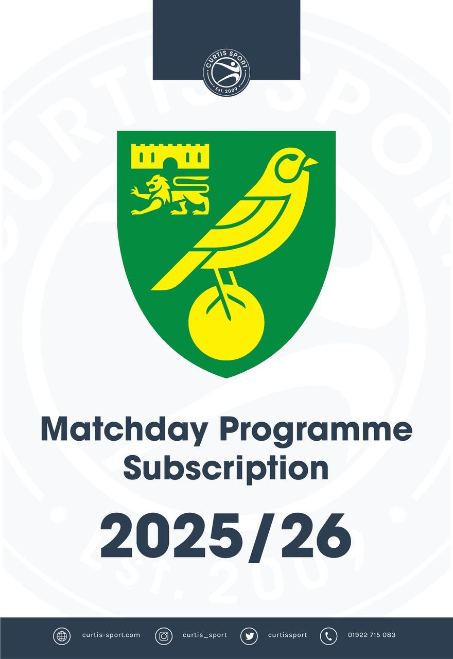 Norwich City 2025/26 Home Subscription
