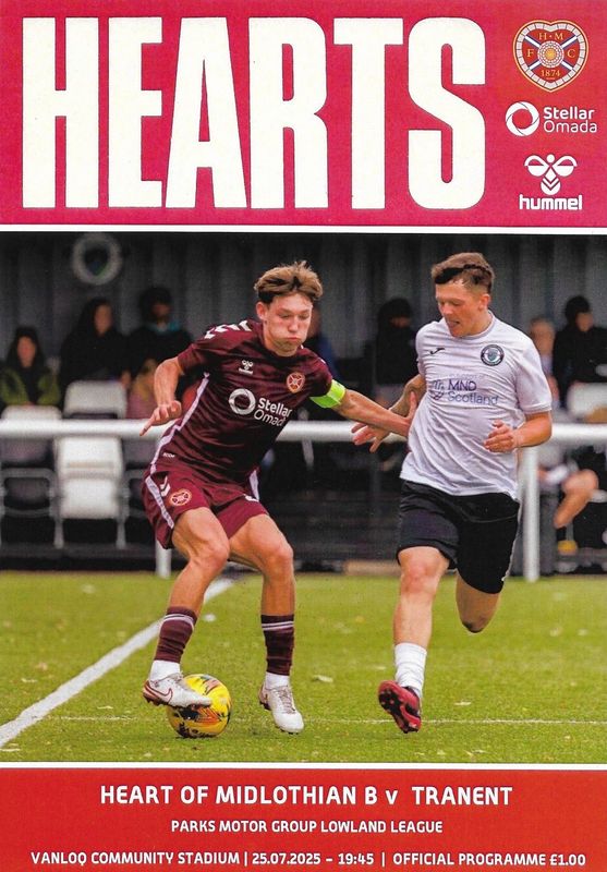 Hearts B v Tranent - 25/07/25
