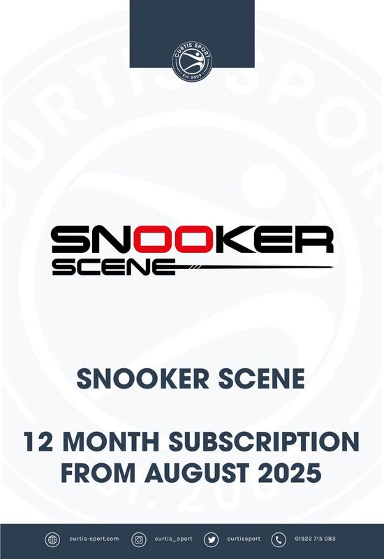 Snooker Scene - 12 Month Subscription (August 25)