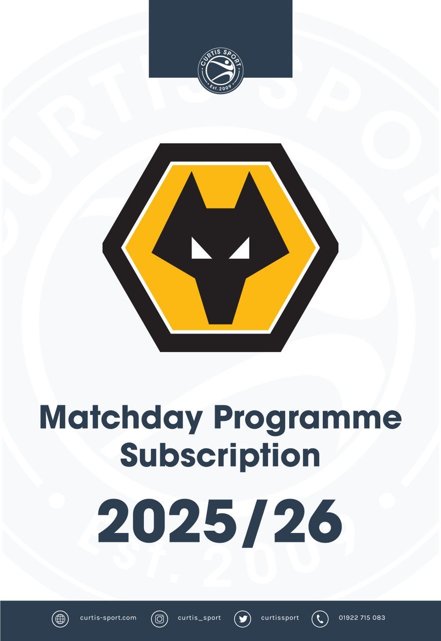 Wolverhampton Wanderers 2025/26 Home Subscription