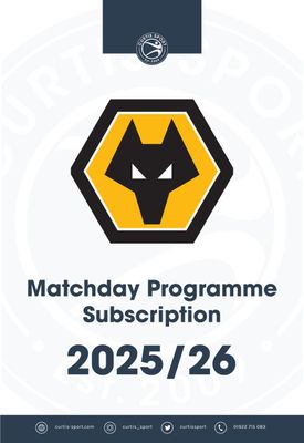Wolverhampton Wanderers 2025/26 Home Subscription Wolverhampton Wanderers 2025/26 Home Subscription