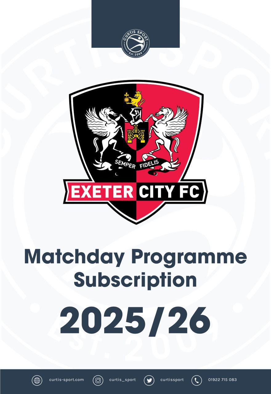 Exeter City 2025/26 Home Subscription