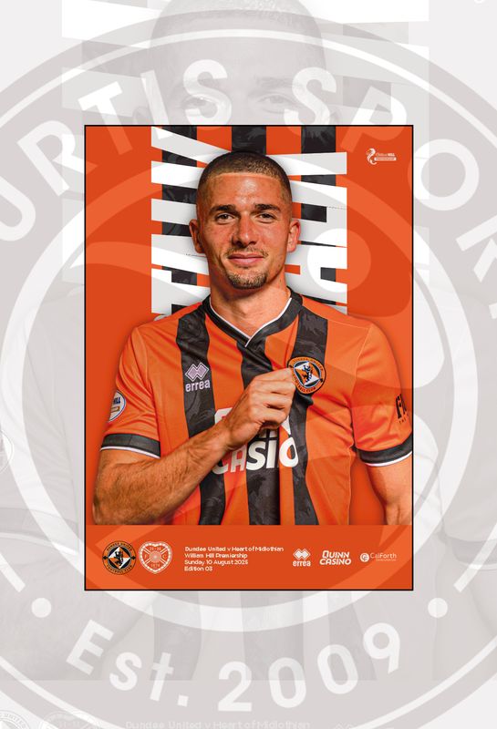 Dundee United v Heart of Midlothian - 09/08/25