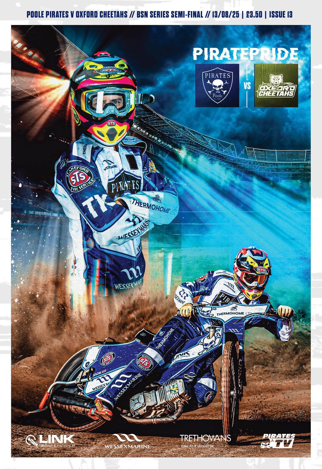 Poole Pirates v Oxford Cheetahs - 13/08/25