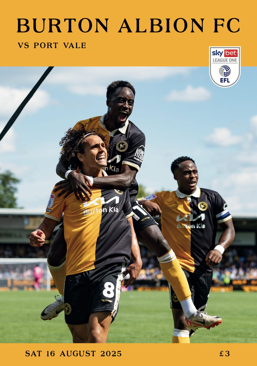 Burton Albion v Port Vale - 16/08/25