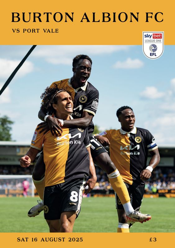 Burton Albion v Port Vale - 16/08/25