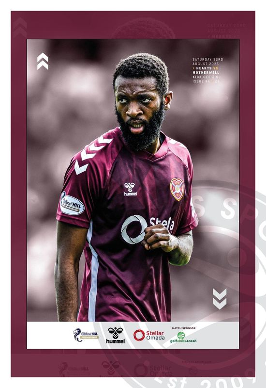 Heart of Midlothian v Motherwell - 23/08/25