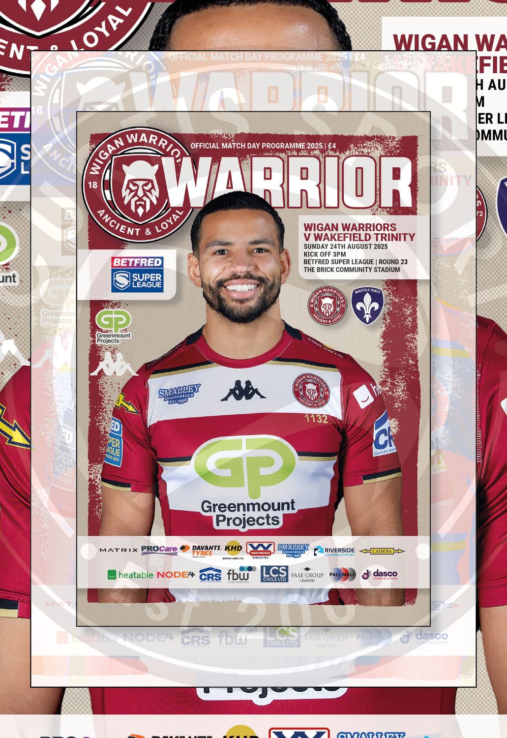 Wigan Warriors v Wakefield Trinity - 24/08/25