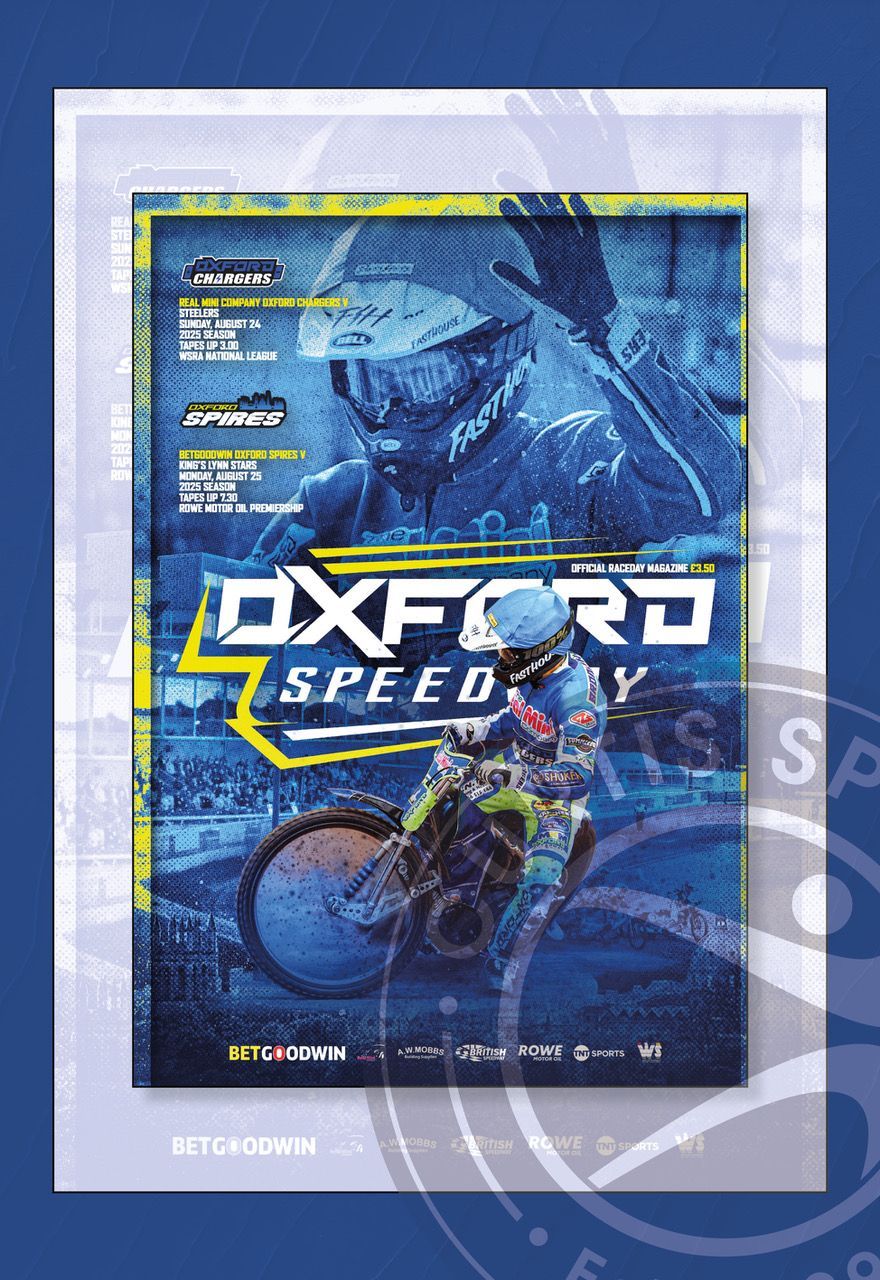 Oxford Chargers v Steelers / Oxford Spires v King's Lynn Stars 2-IN-1 - Aug 25