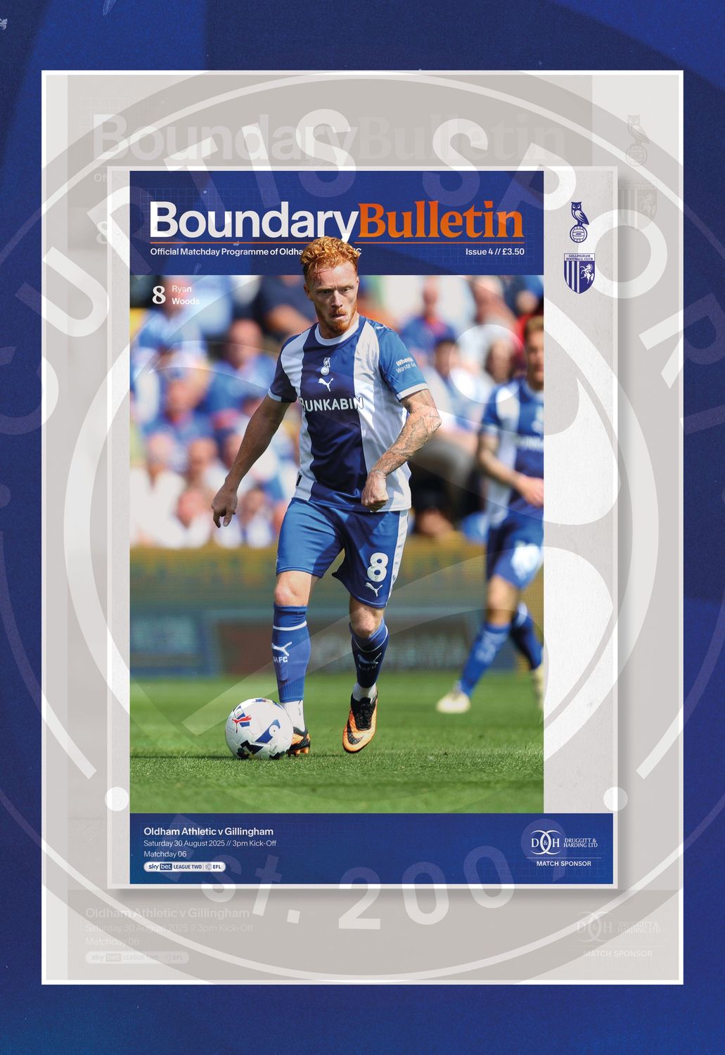 Oldham Athletic v Gillingham - 30/08/25