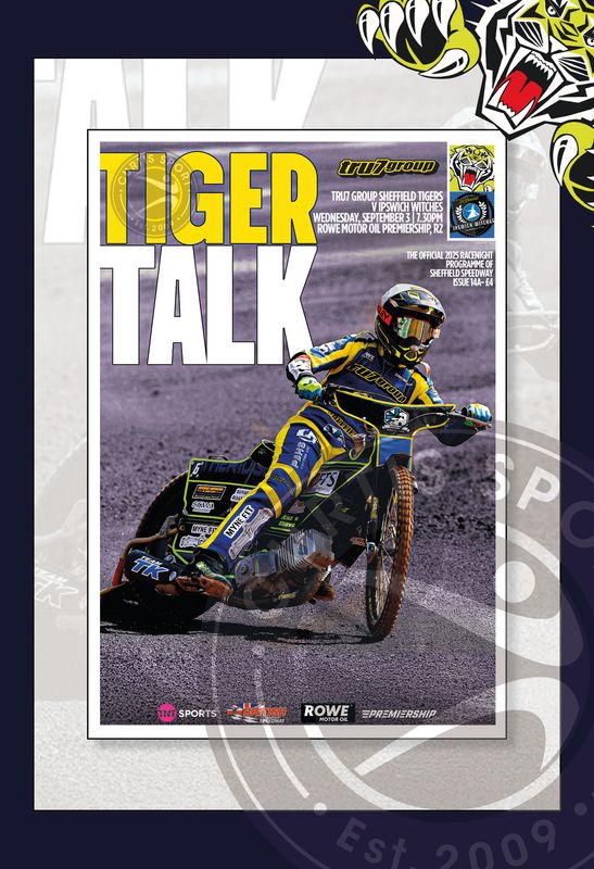 Sheffield Tigers v Ipswich Witches INSERT - 03/09/25