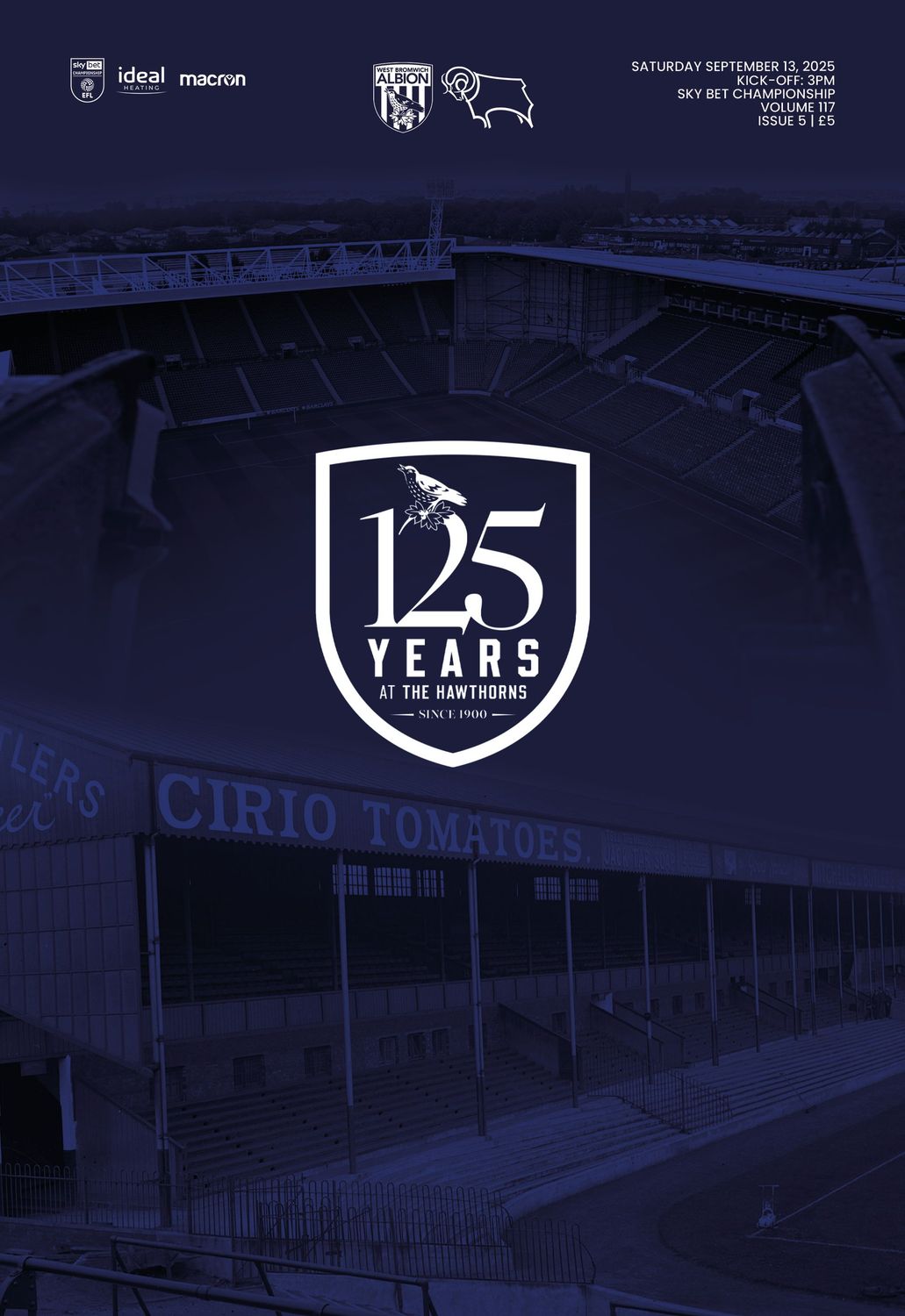 West Bromwich Albion v Derby County - 13/09/25