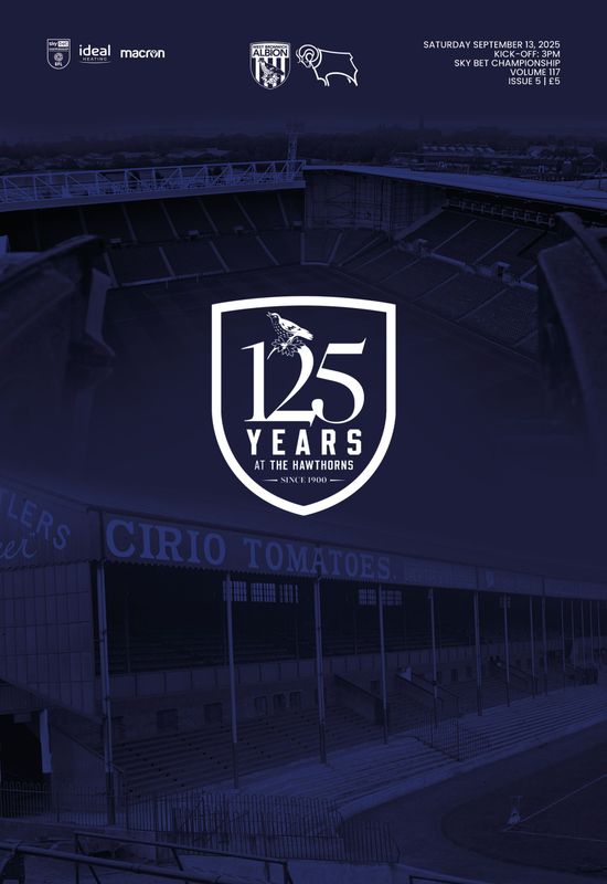 West Bromwich Albion v Derby County - 13/09/25