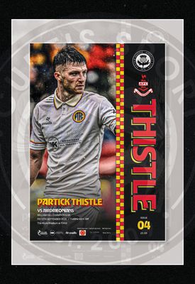 Partick Thistle v Airdrieonians - 12/09/25