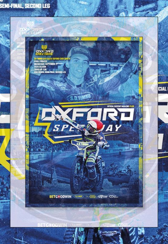 Oxford Cheetahs v Poole Pirates - 17/09/25