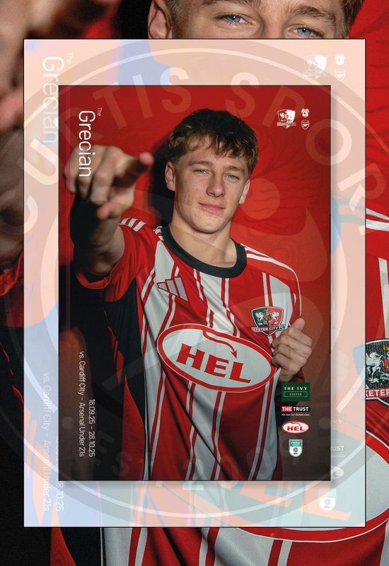 Exeter City v Cardiff City / Arsenal U21s 2-IN-1 - Sep/Oct 25