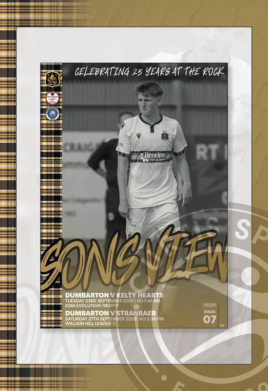 Dumbarton v Kelty Hearts / Stranraer 2-IN-1 - Sep 25