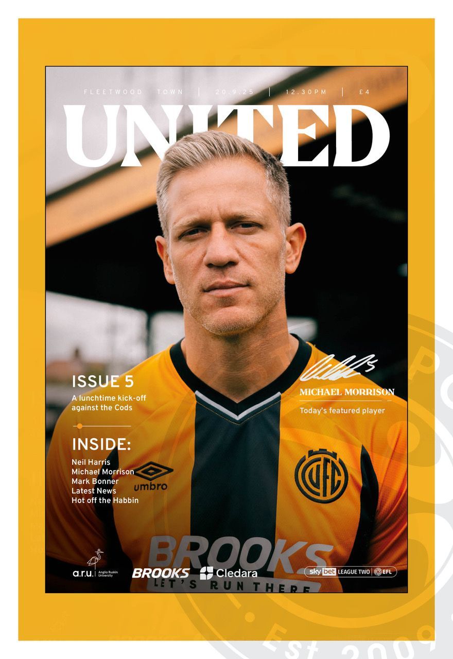 Cambridge United v Fleetwood Town - 20/09/25