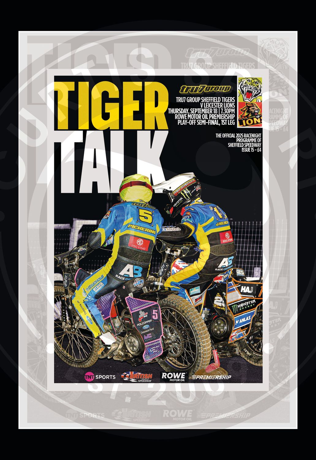 Sheffield Tigers v Leicester Lions - 18/09/25
