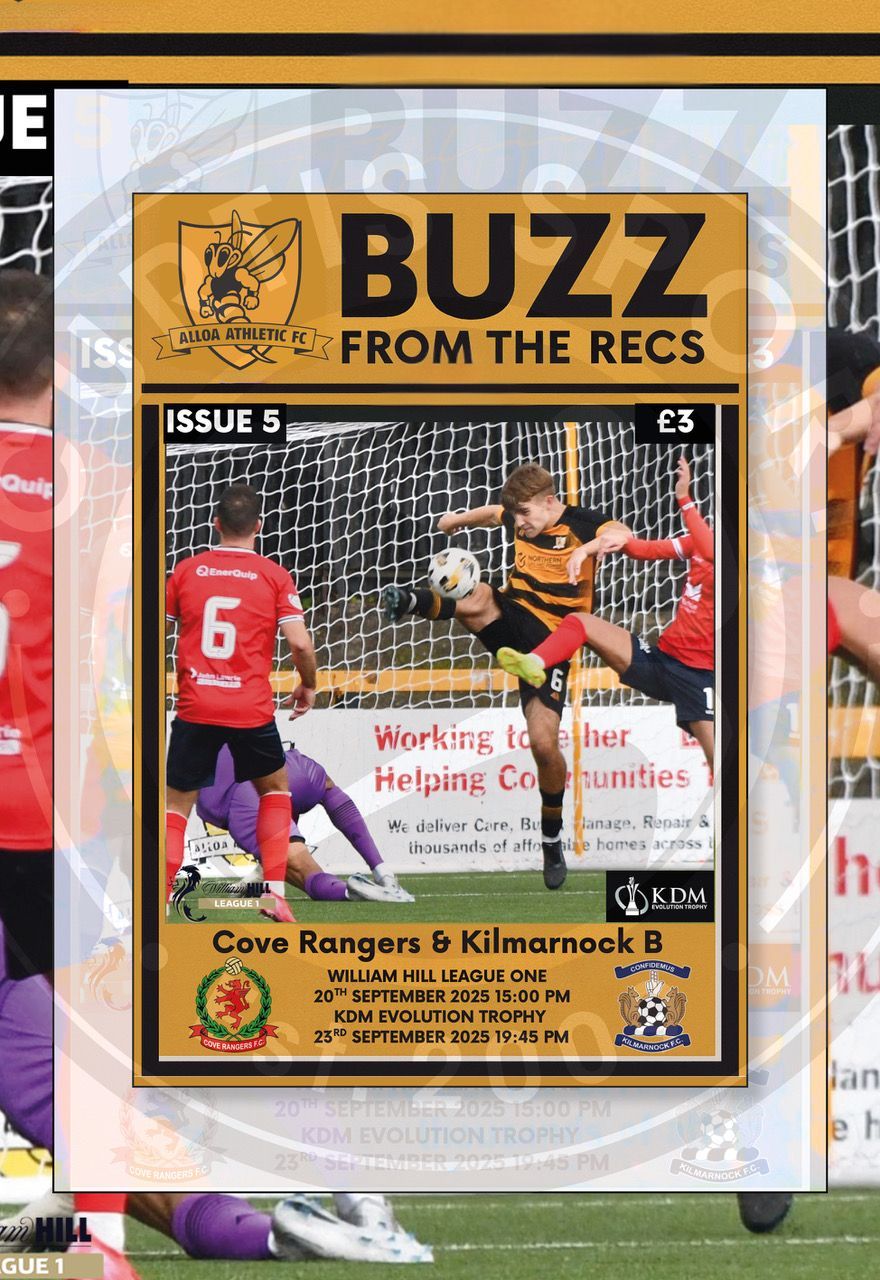 Alloa Athletic v Cove Rangers / Kilmarnock B 2-IN-1 - Sep 25