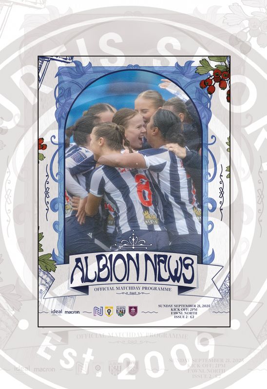 West Bromwich Albion Women v Burnley Women - 21/09/25