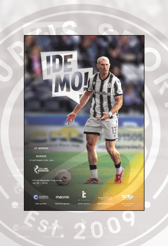 St Mirren v Dundee - 27/09/25