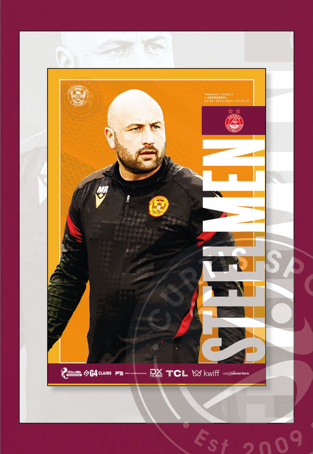 Motherwell v Aberdeen - 27/09/25 Motherwell v Aberdeen - 27/09/25