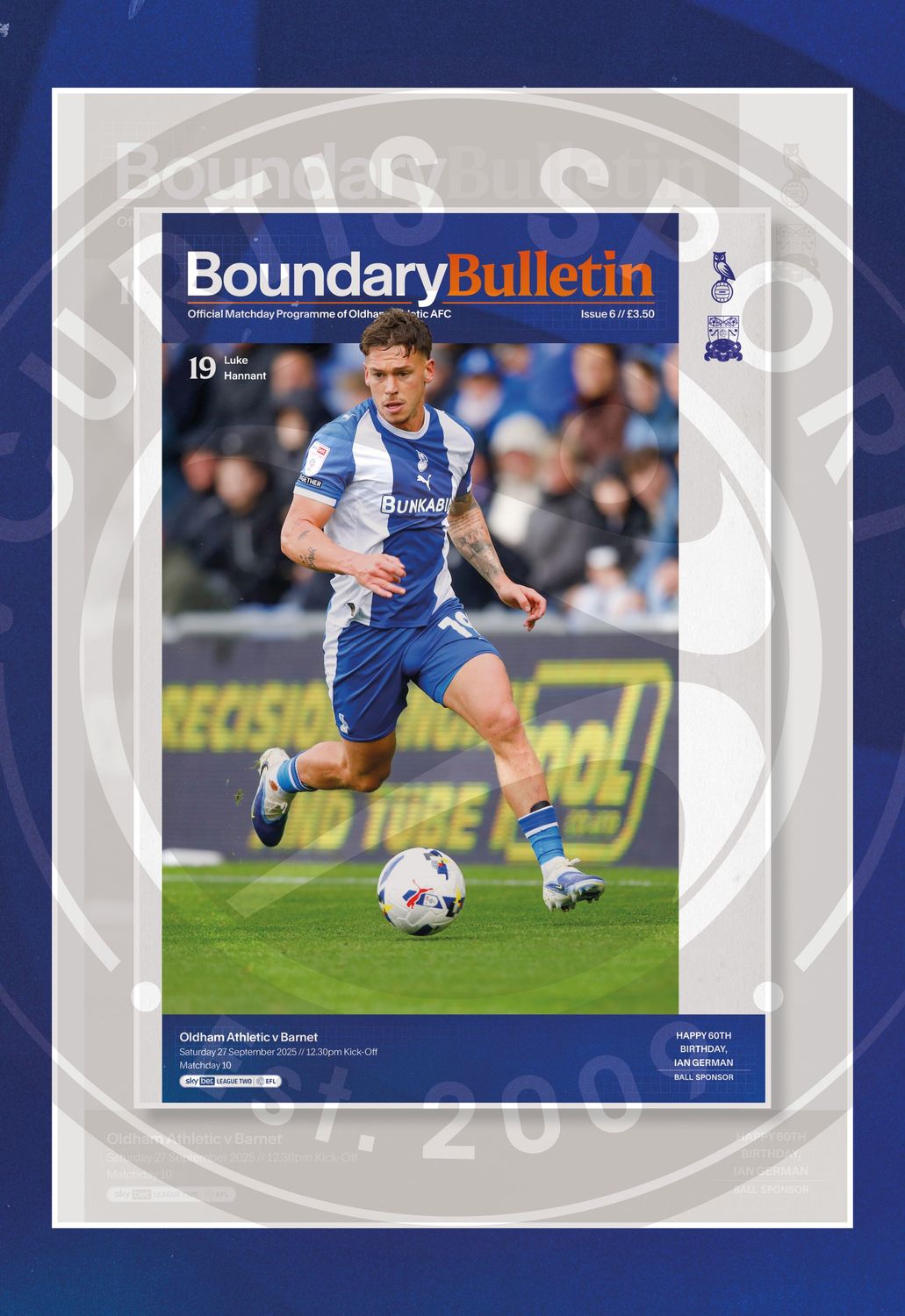 Oldham Athletic v Barnet - 27/09/25