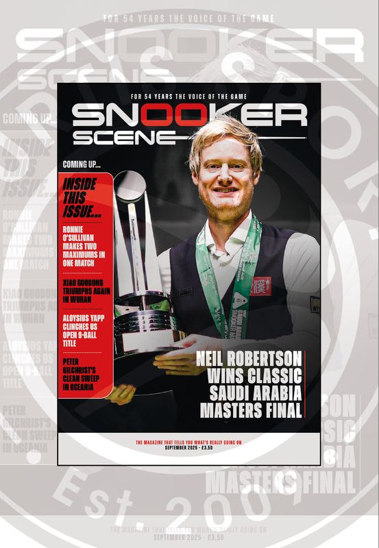 Snooker Scene - September 2025