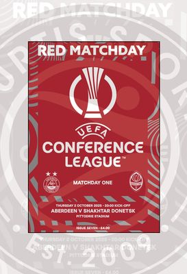 Aberdeen v Shakhtar Donetsk - 02/10/25