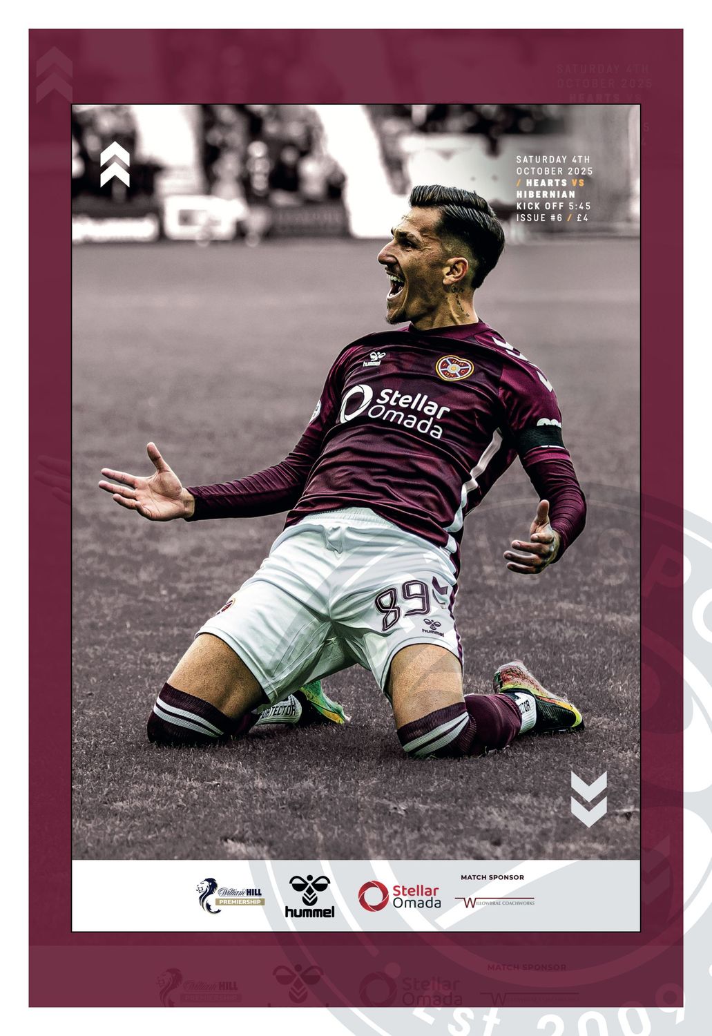 Heart of Midlothian v Hibernian - 04/10/25