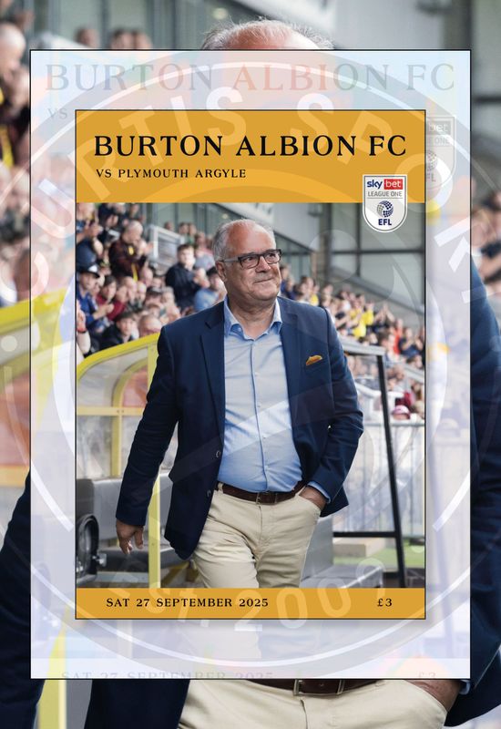 Burton Albion v Plymouth Argyle - 27/09/25